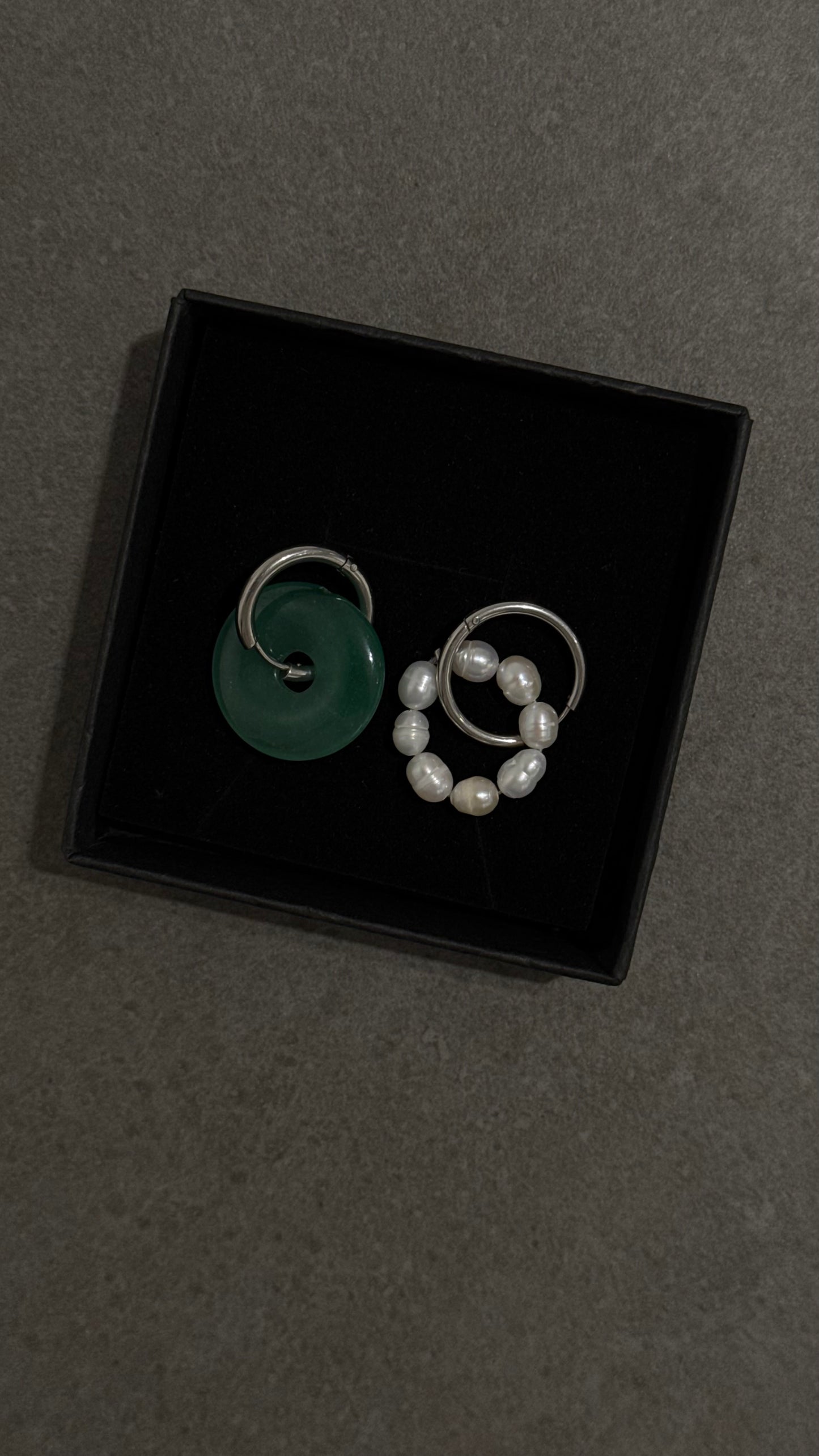 Earrings Green Aventurine