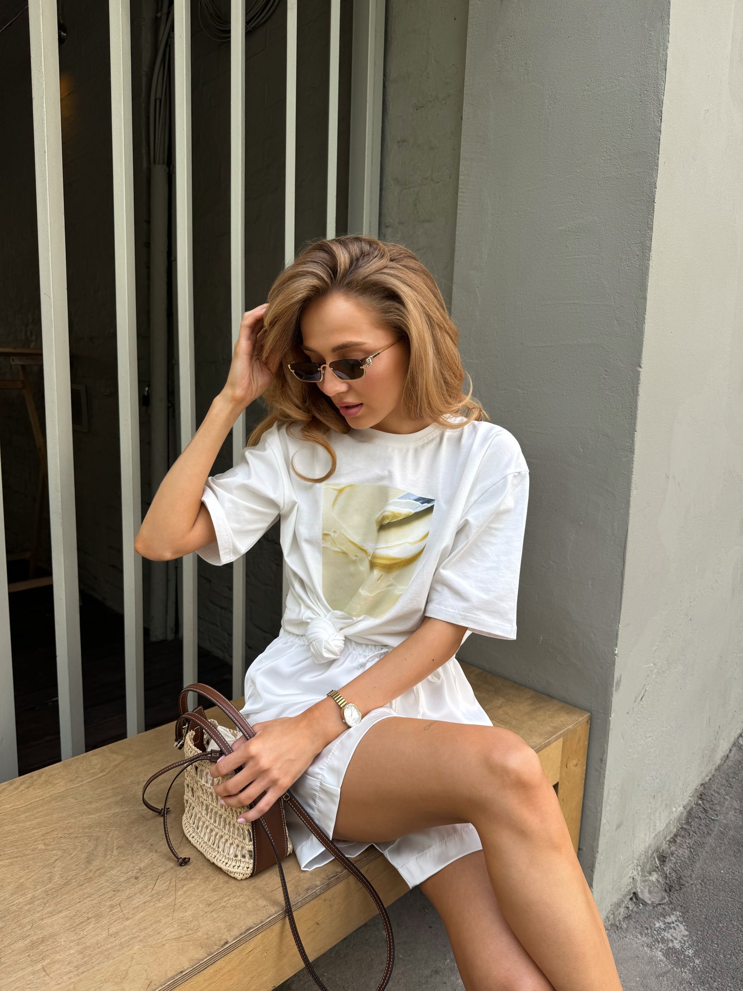 T-shirt Yellow Butter