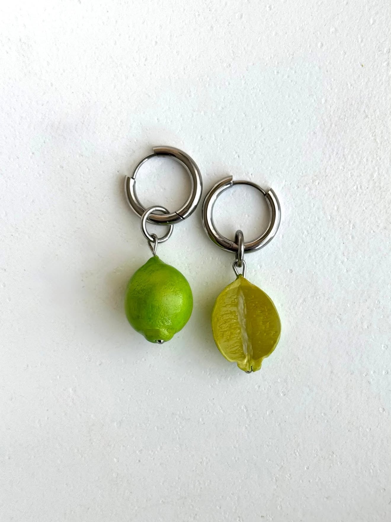 Earrings Lime