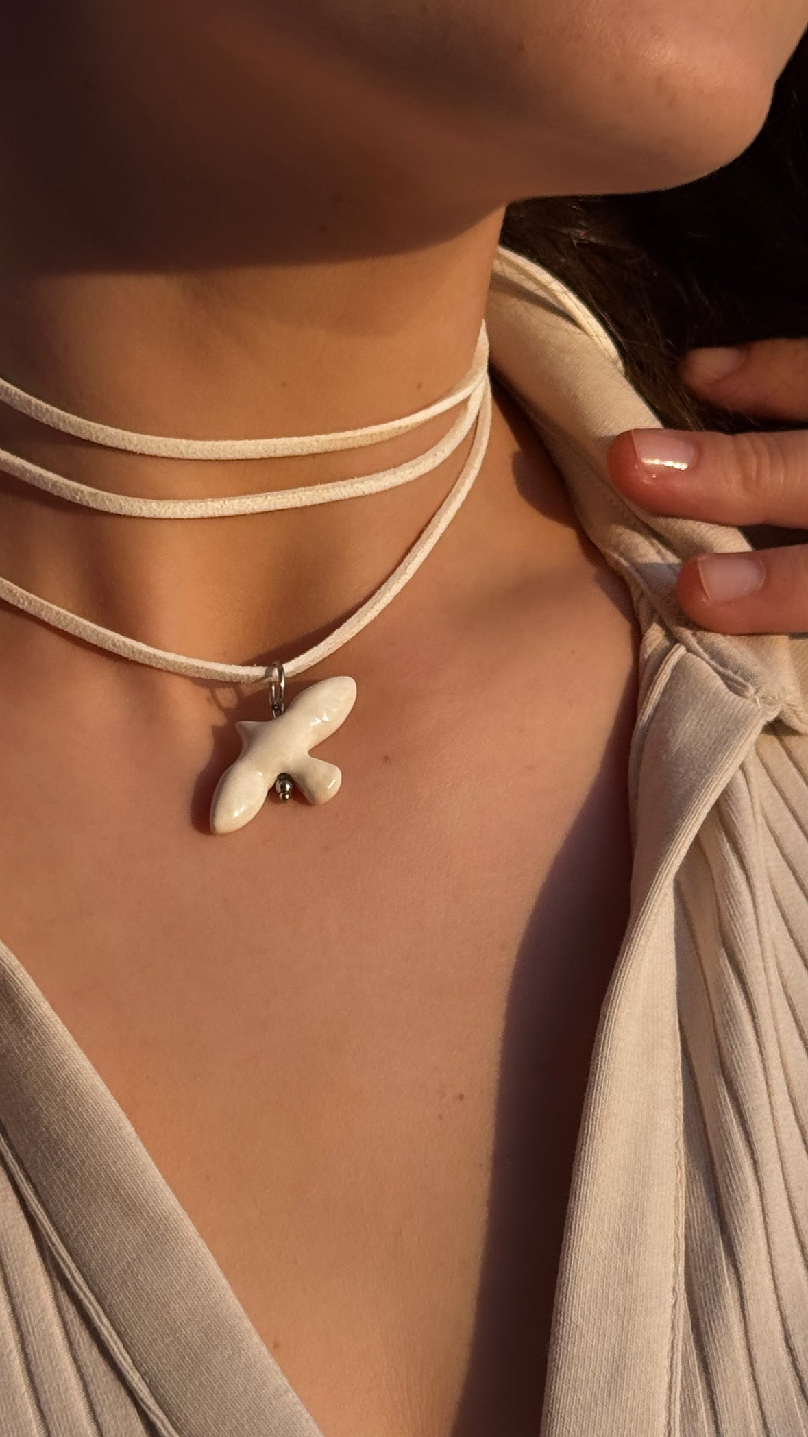 Pendant Ptashka on a Cord