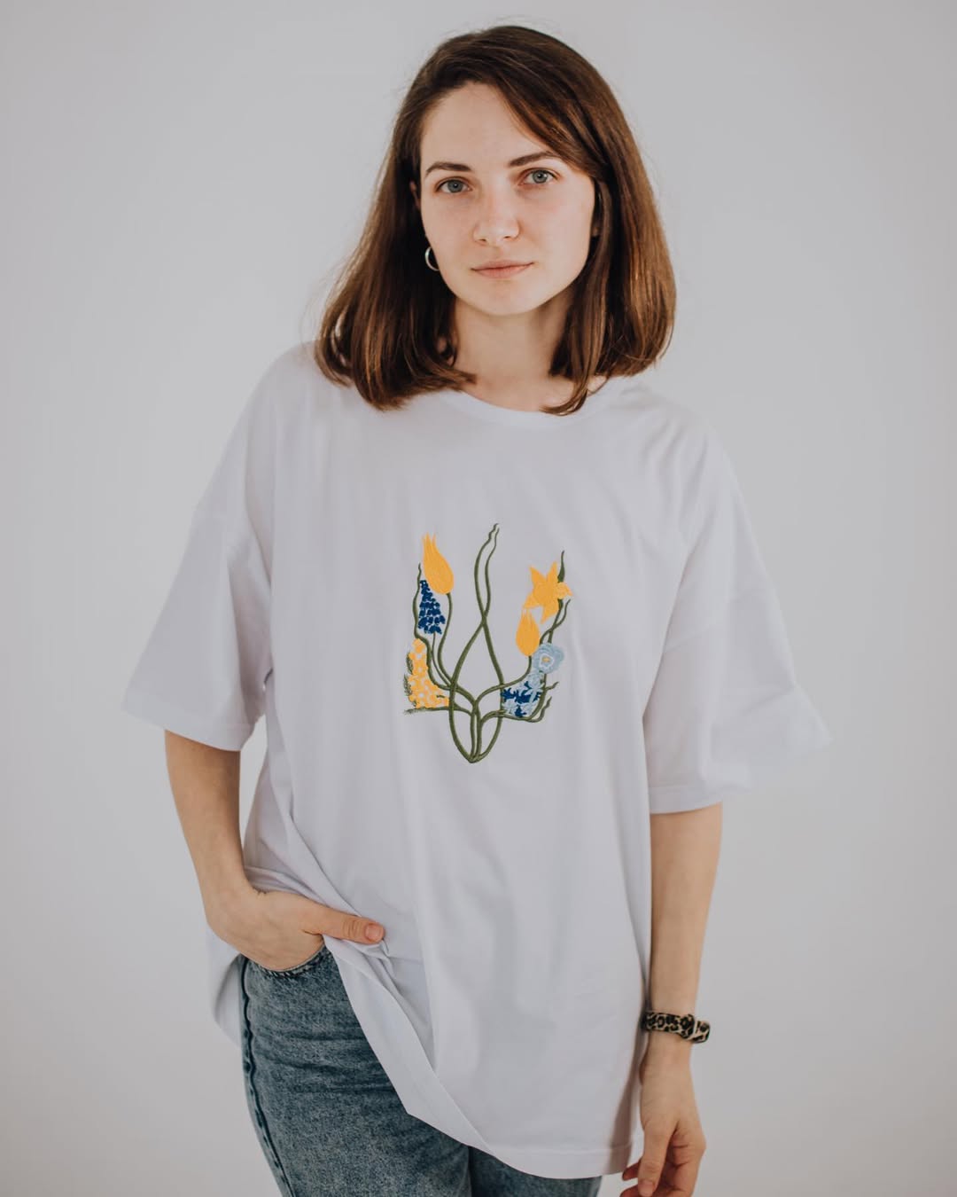 T-shirt Blooming Trident Unisex