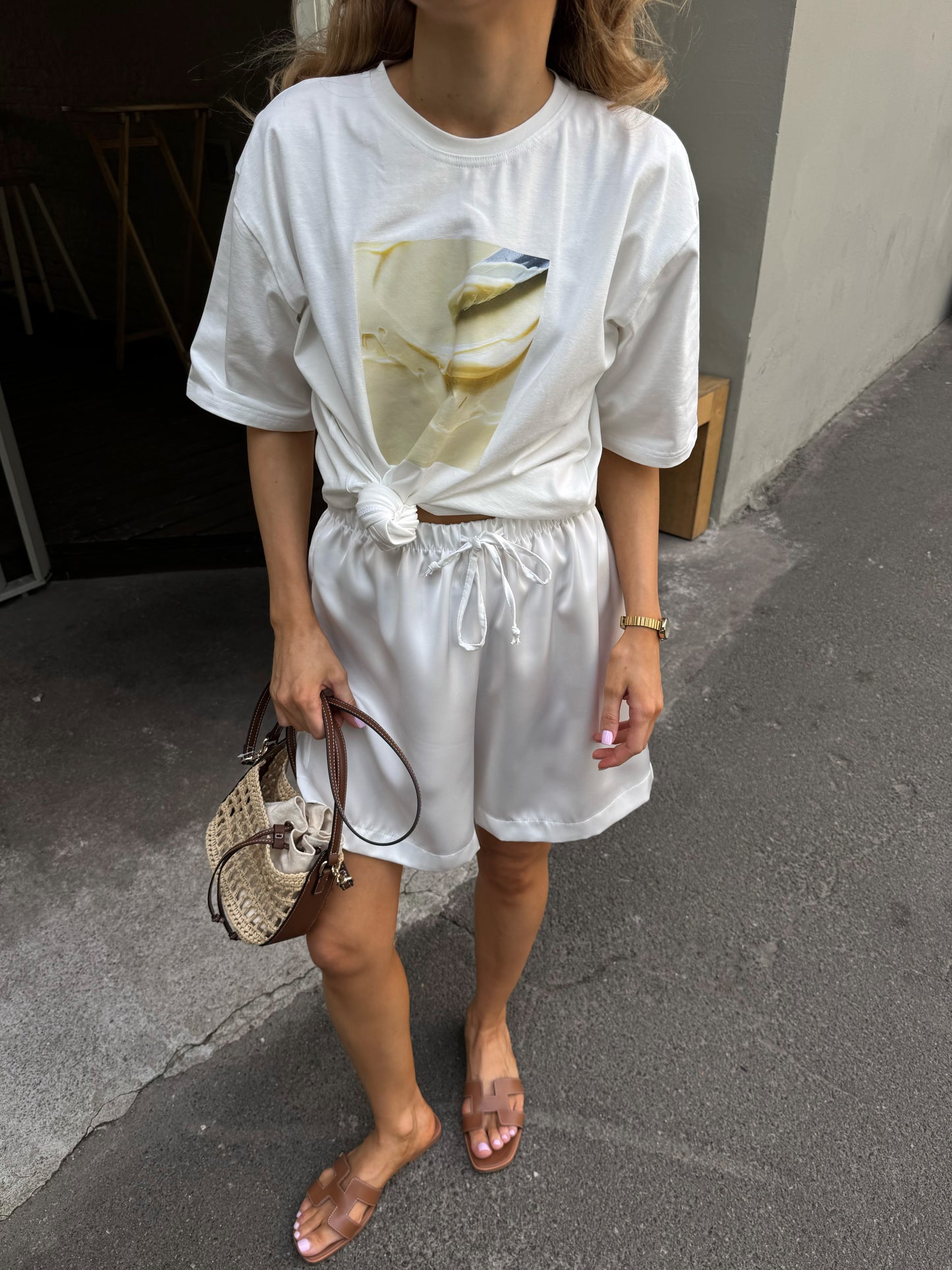 T-shirt Yellow Butter