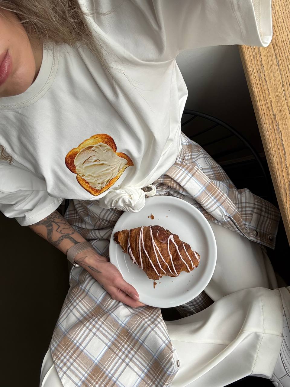 White T-shirt Butter