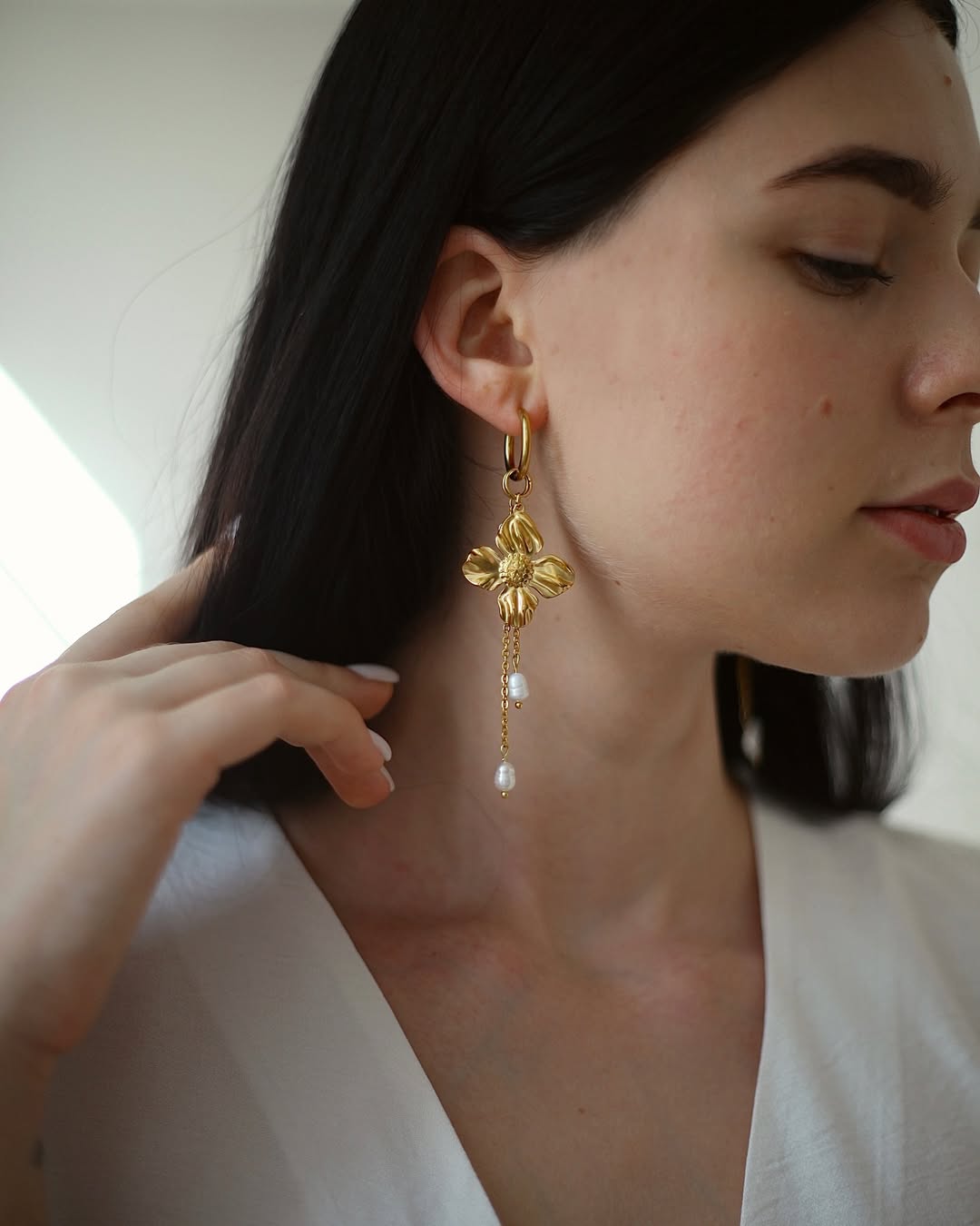 Earrings Kvitka Gold