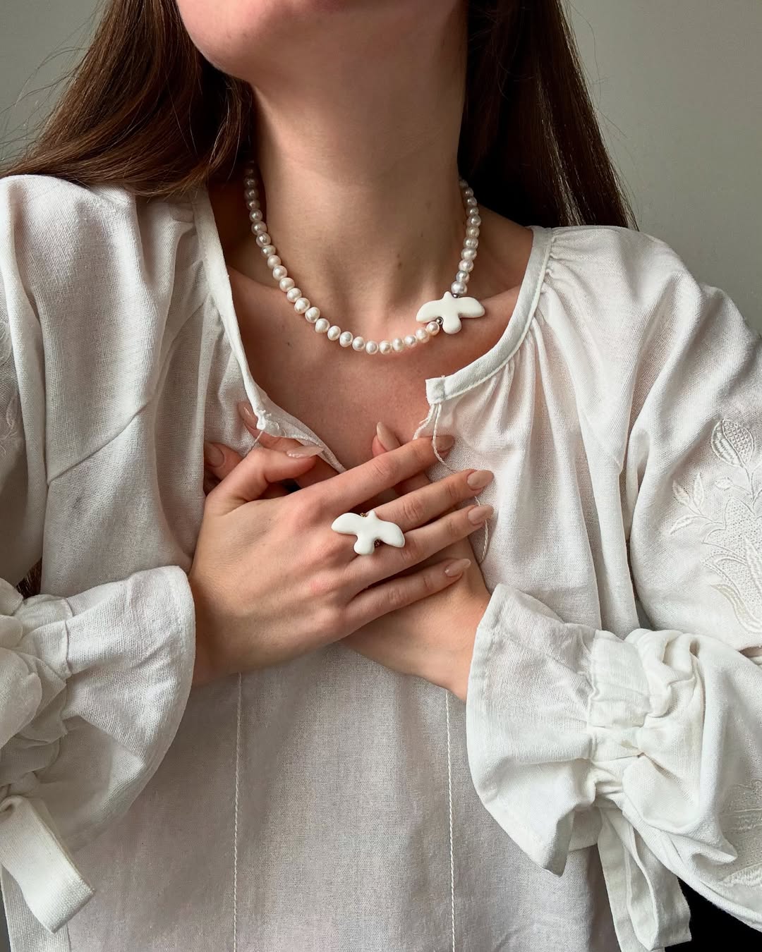 Necklace Bird Ethno
