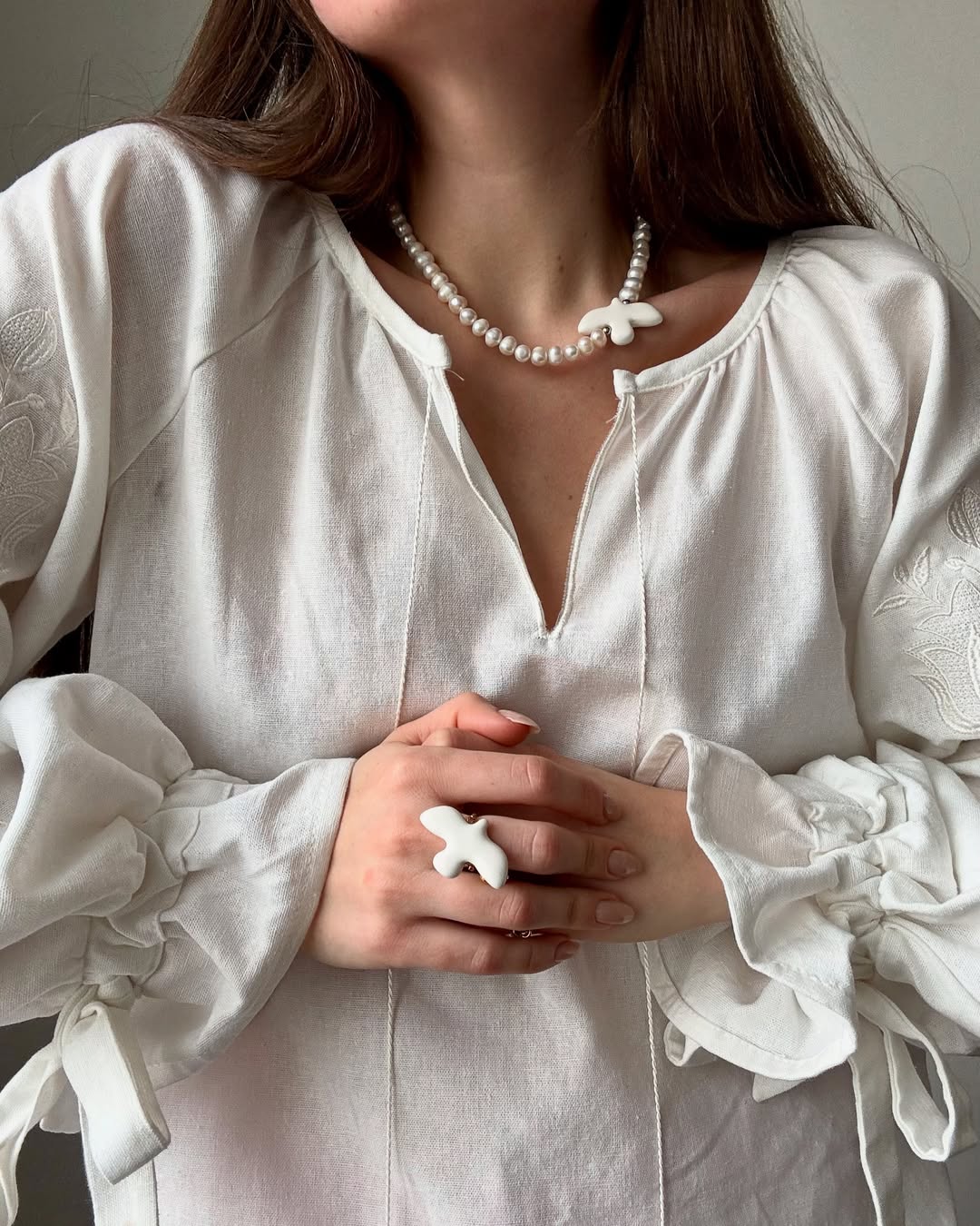Necklace Bird Ethno