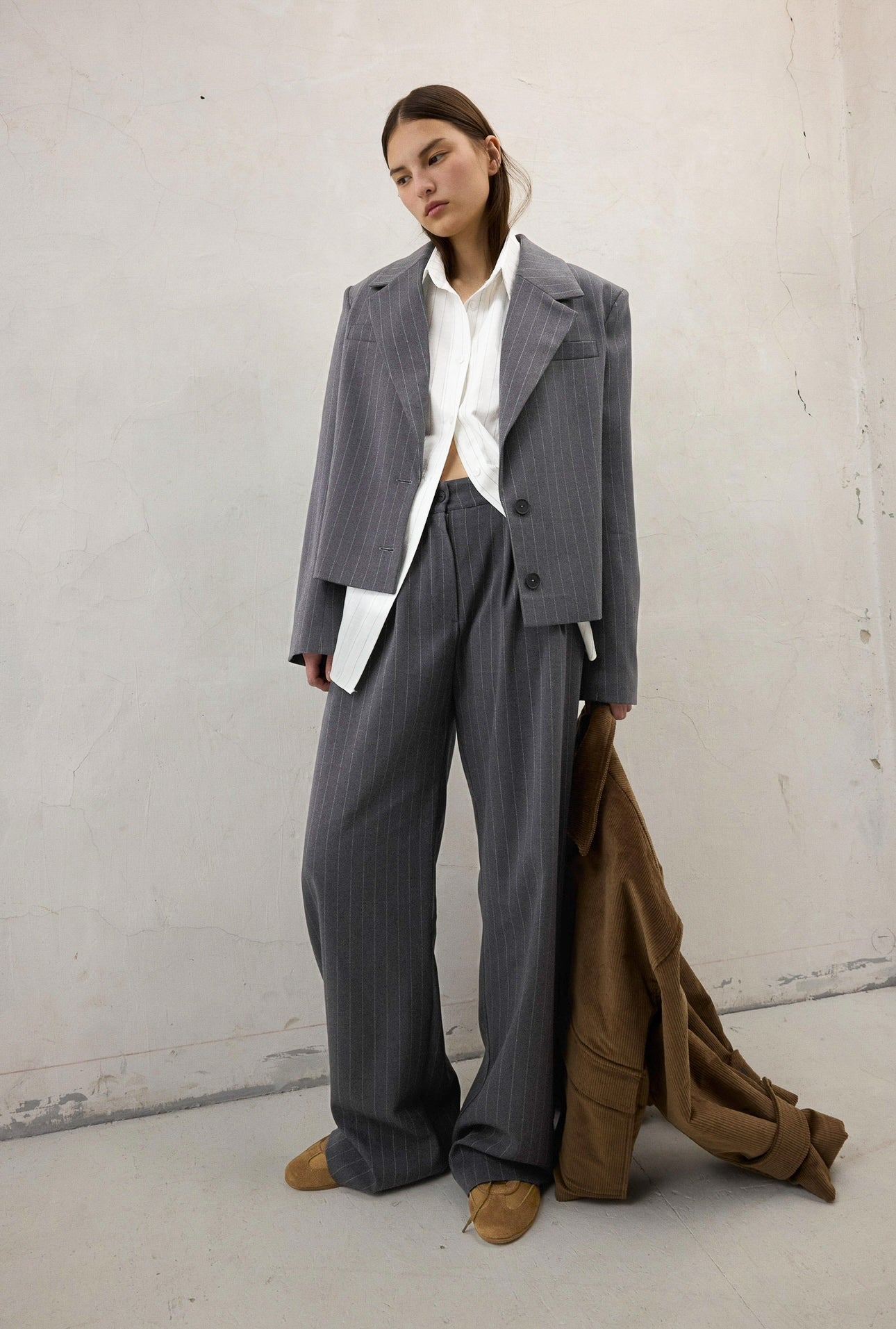 Striped Palazzo Trousers Baze