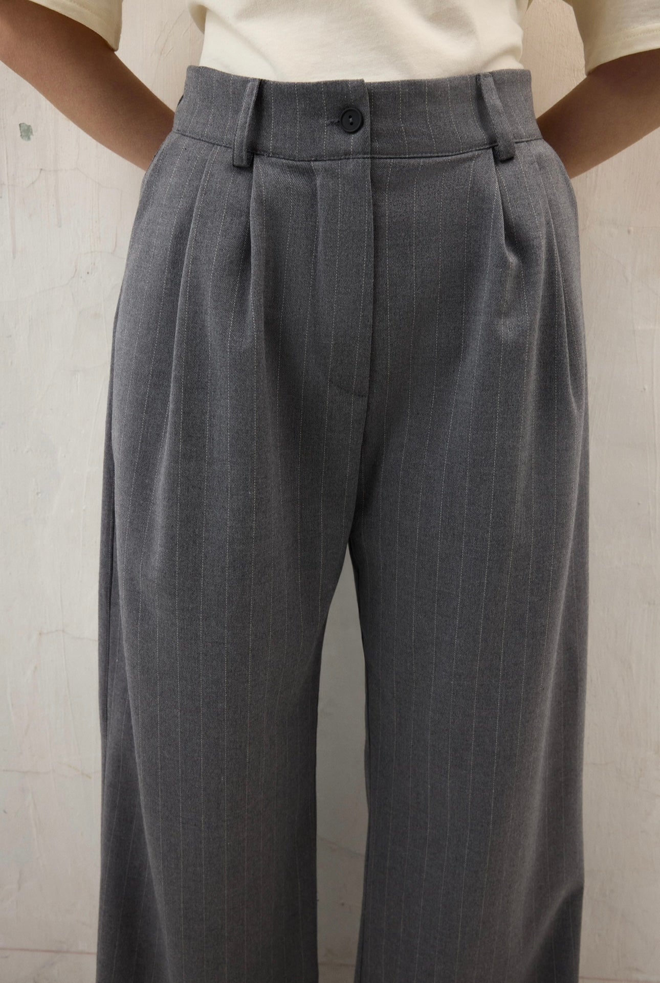 Striped Palazzo Trousers Baze