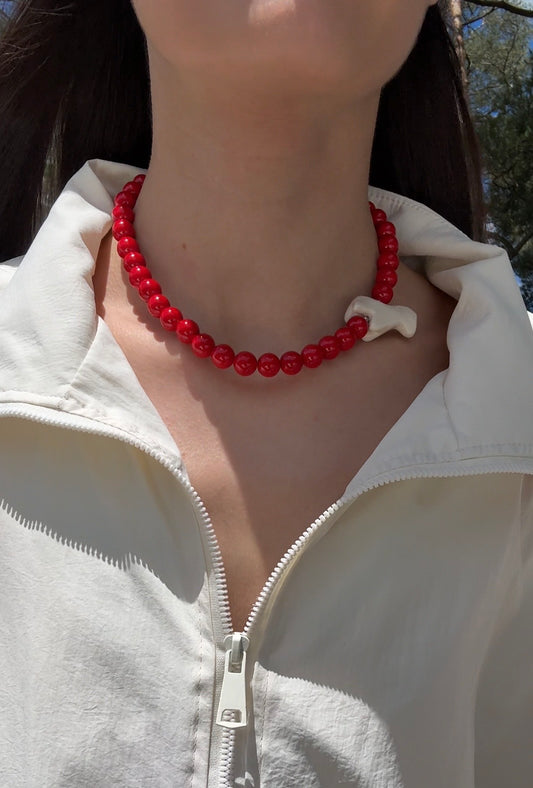 Red Coral Necklace Konyk