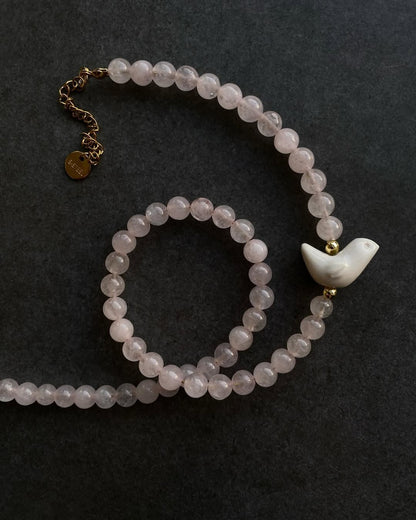 Rose Quartz Necklace Pivnyk