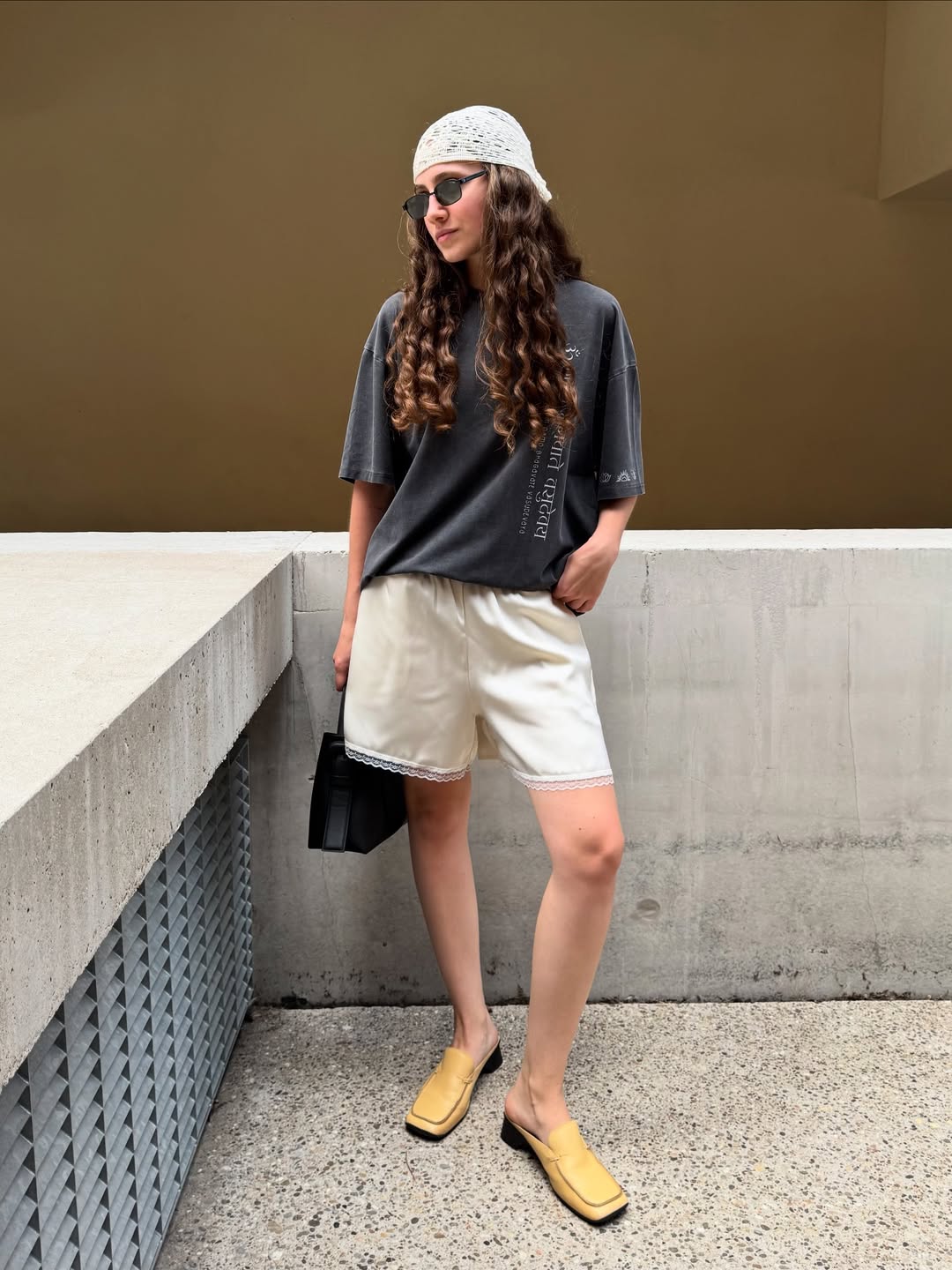 Natural Satin Shorts Breeze