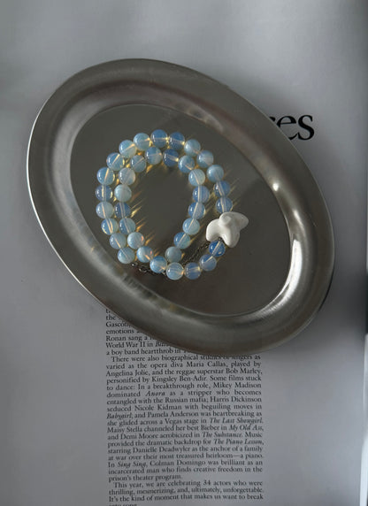 Blue Quartz Necklace Baranets