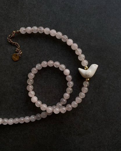 Rose Quartz Necklace Pivnyk