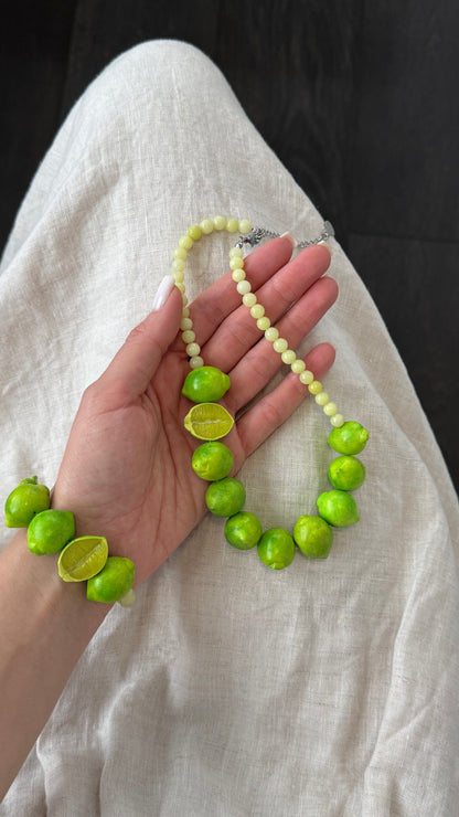 Necklace Lime