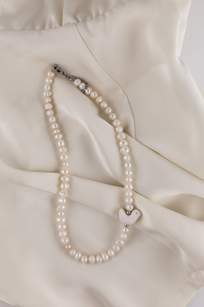 Natural River Pearls Necklace Pivnyk