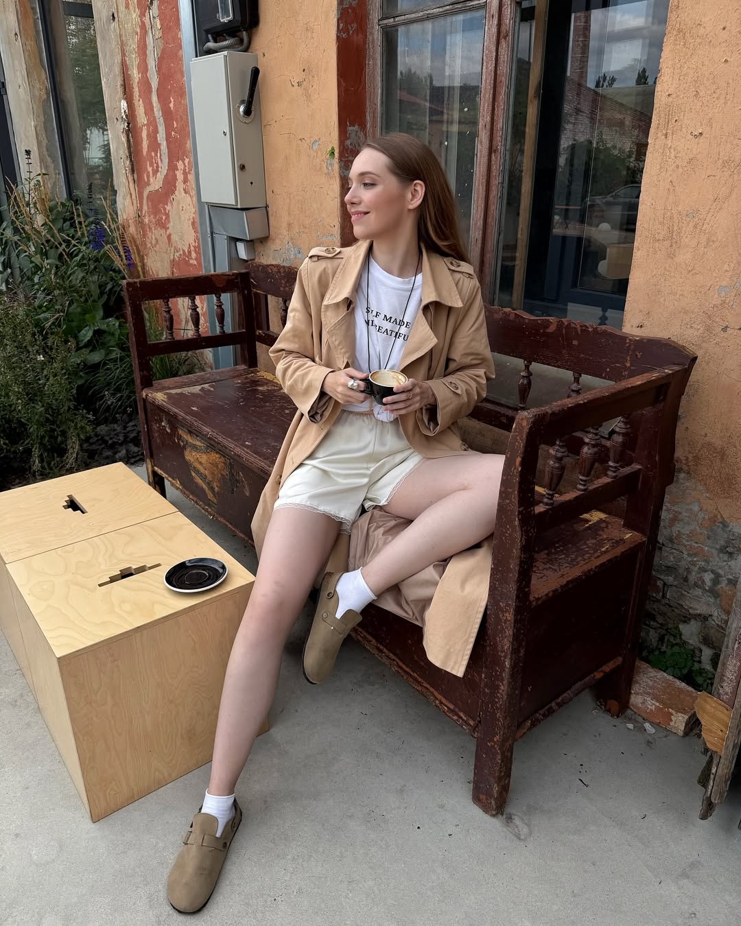 Natural Satin Shorts Breeze