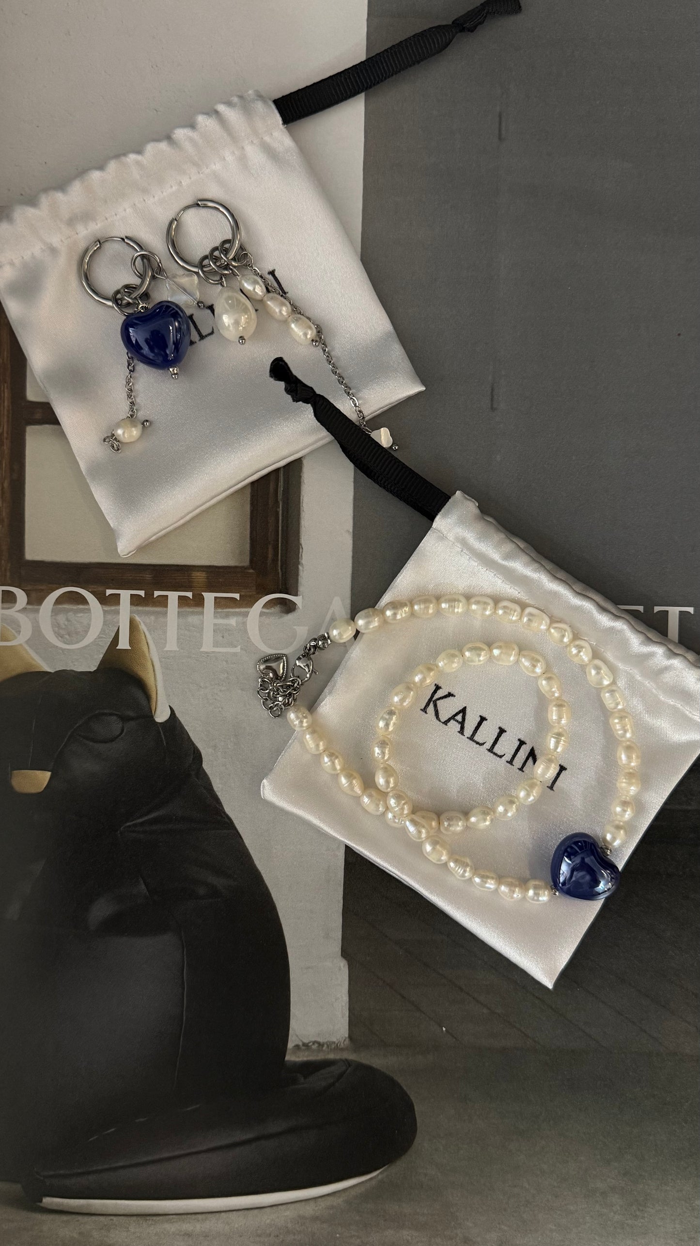 Earrings-Transformers Kohaty Blue