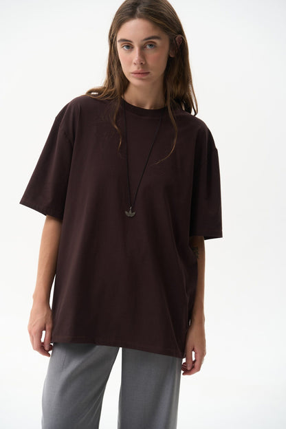 Unisex oversized T-shirt Chocolate