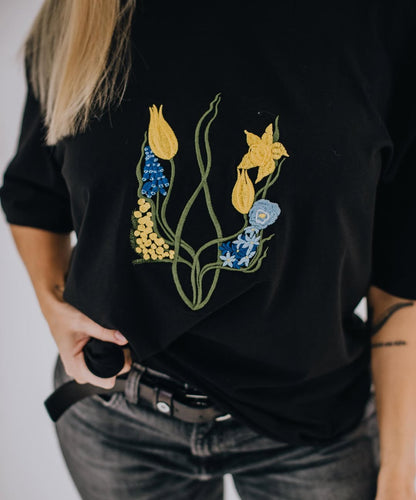T-shirt Blooming Trident Unisex