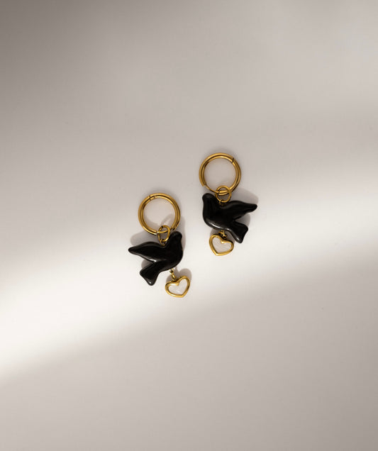 Earrings Guli Black