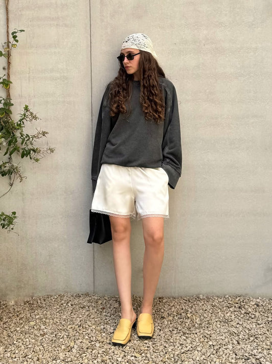 Natural Satin Shorts Breeze