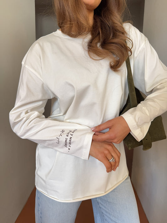 Longsleeve  with Sleeve print