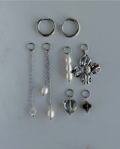 Earrings-Transformers Kvitka Silver
