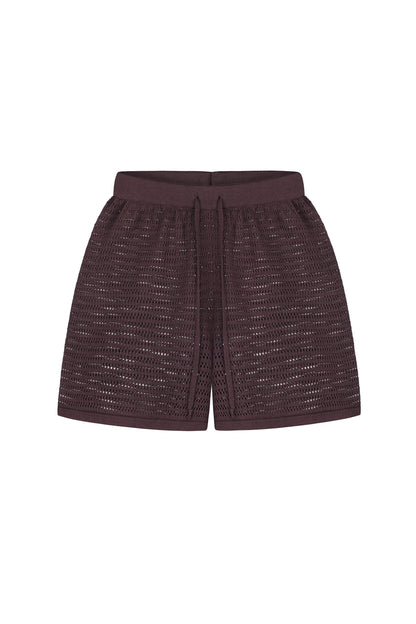 Knitted Set Kava (Top & Shorts)