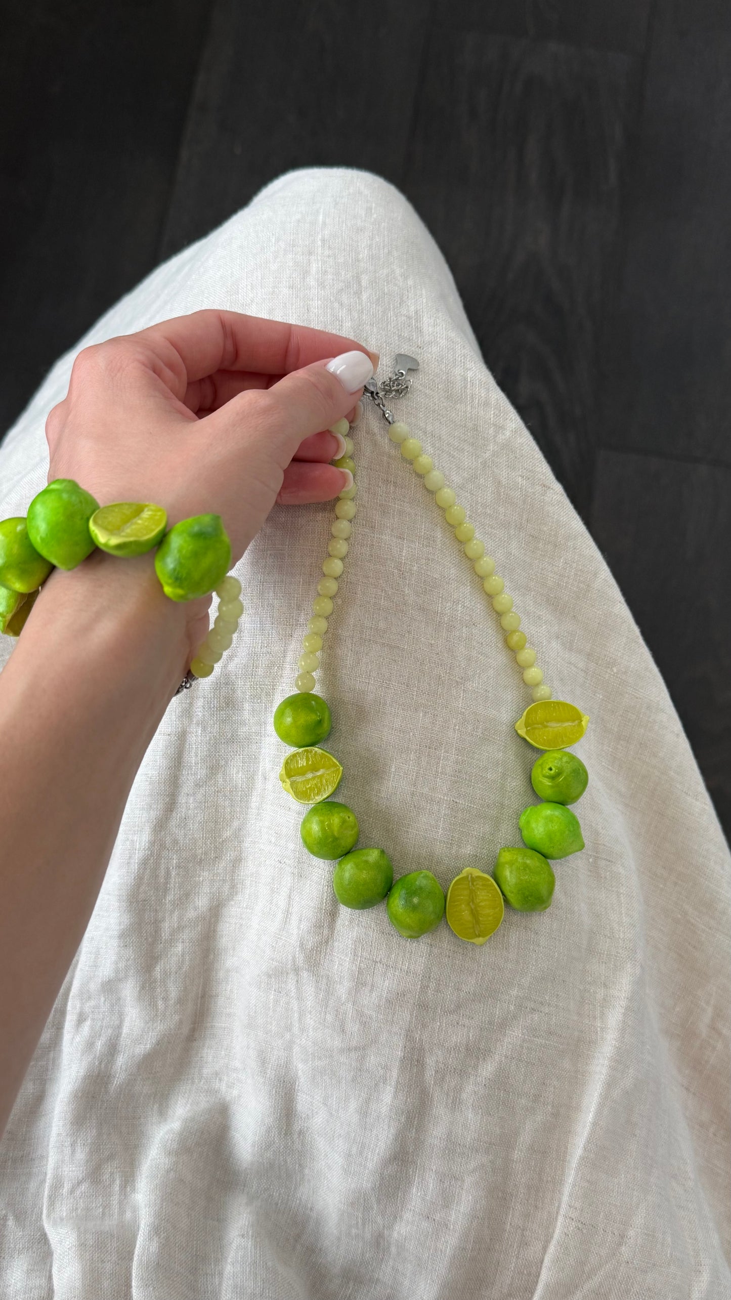 Necklace Lime