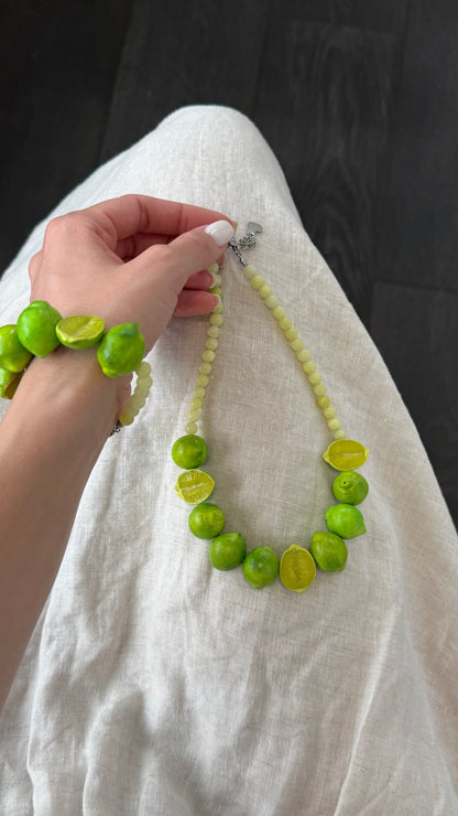 Necklace Lime