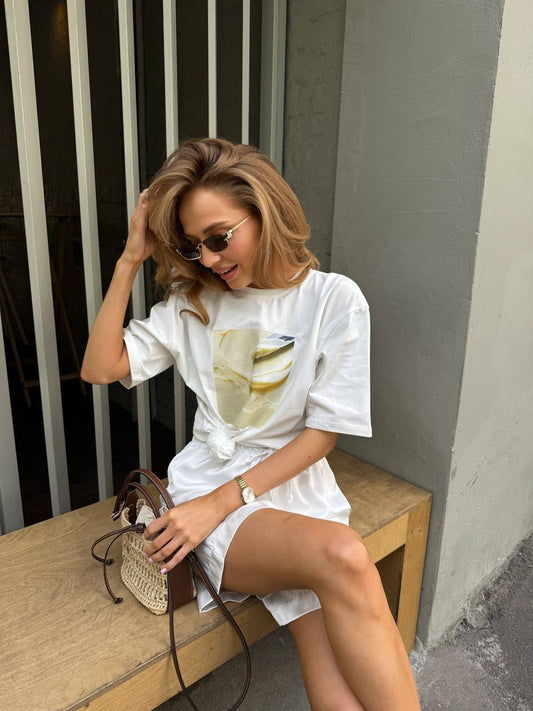 T-shirt Yellow Butter