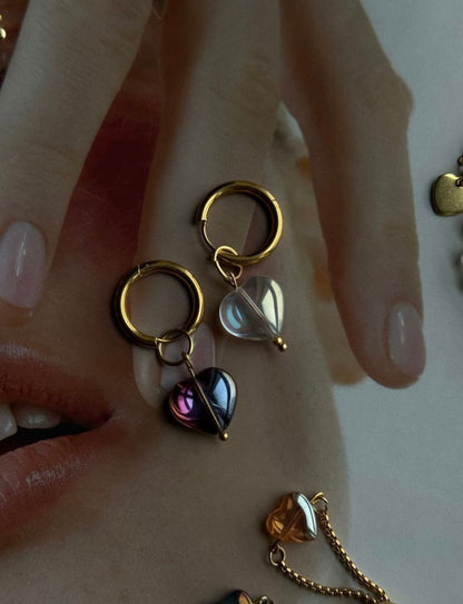 Set Bloom Hearts (Necklace, bracelet, earrings, ring)