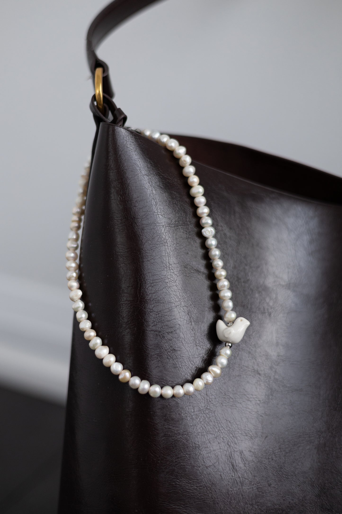 Natural River Pearls Necklace Pivnyk