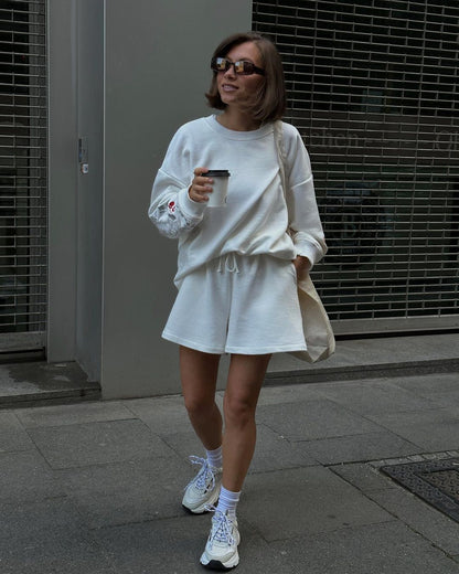 Embroidered Sweatshirt Pivnyky Ivory