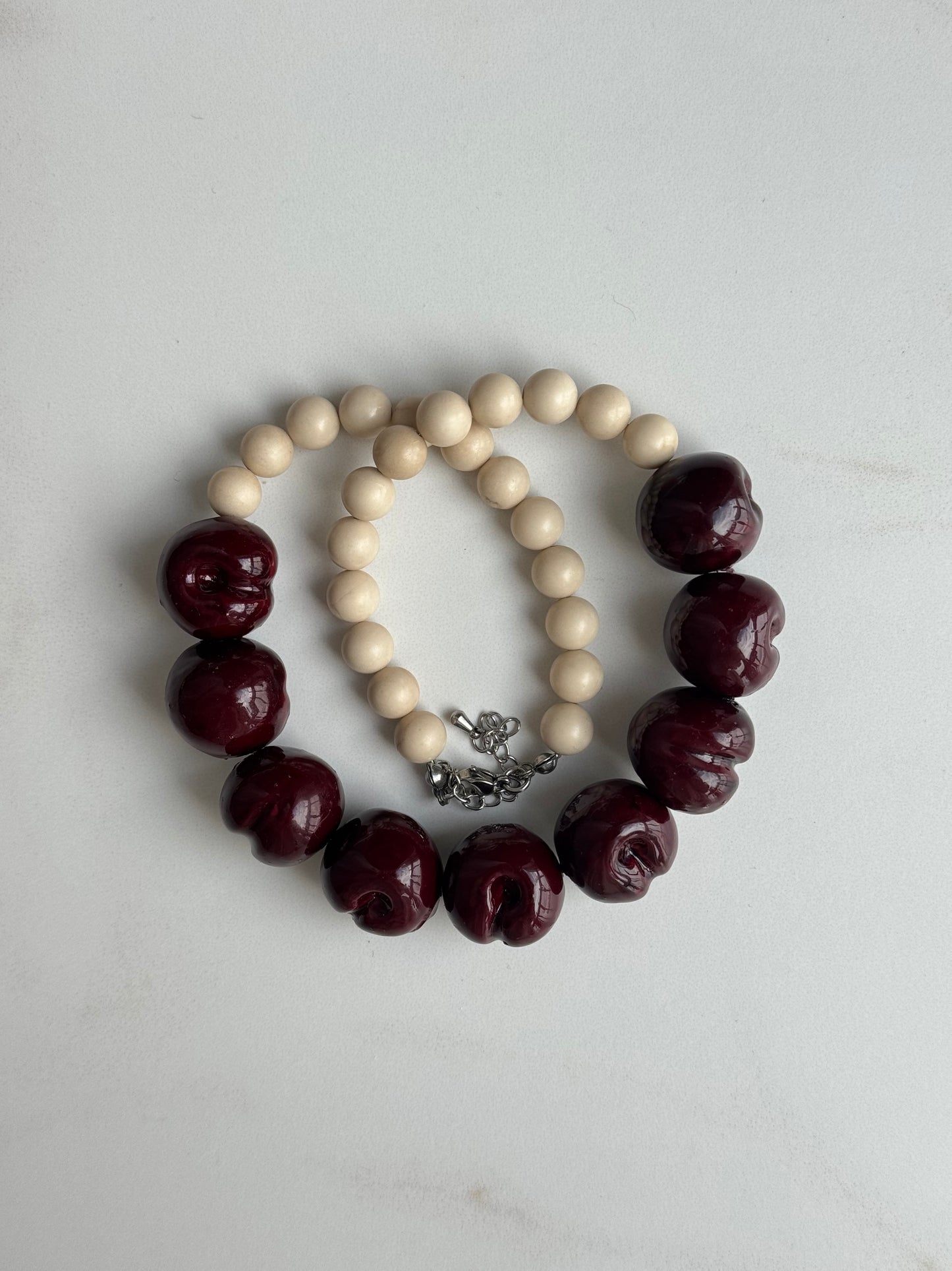 Necklace CHERESHNI with Jasper