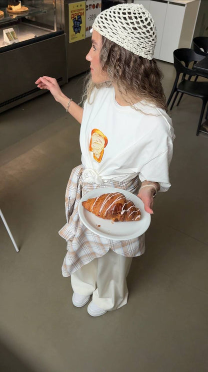 White T-shirt Butter