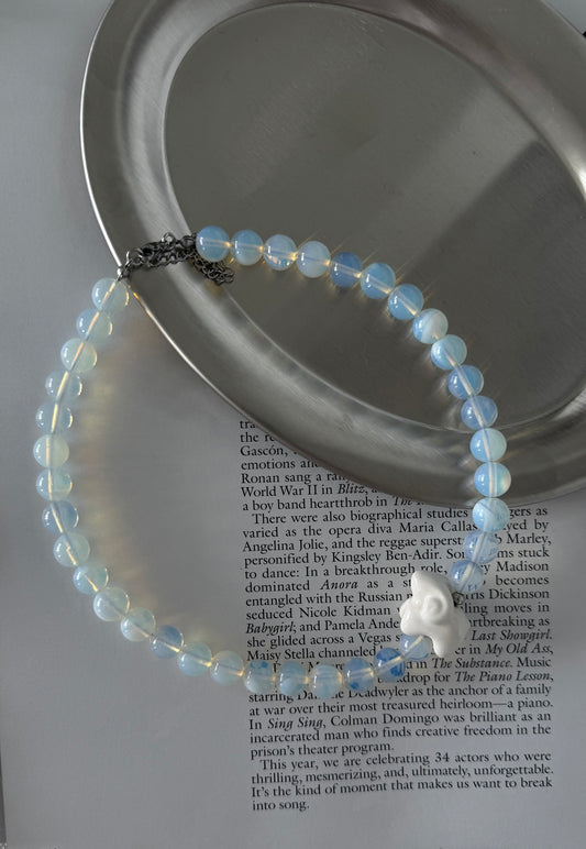 Blue Quartz Necklace Baranets