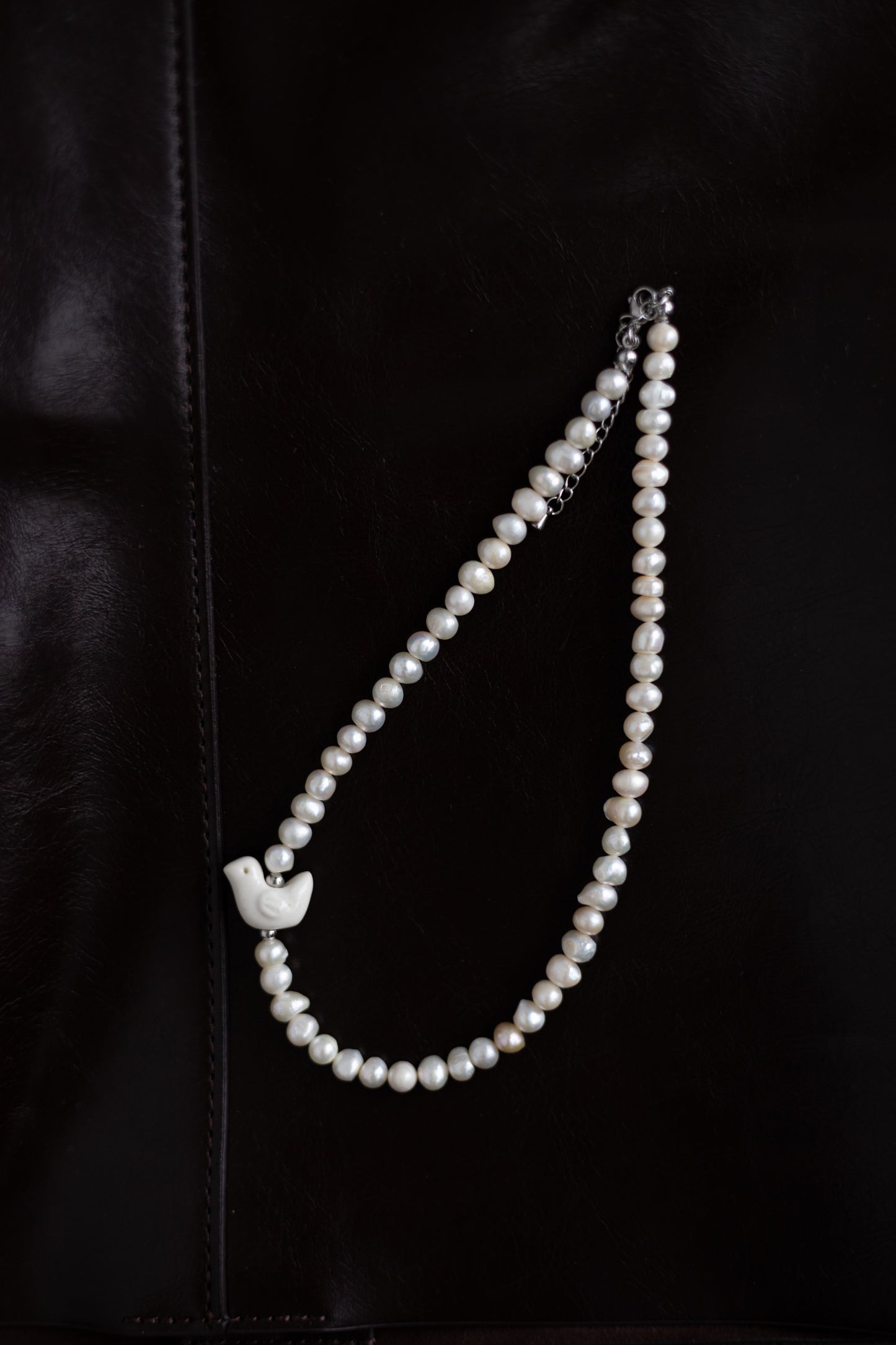 Natural River Pearls Necklace Pivnyk