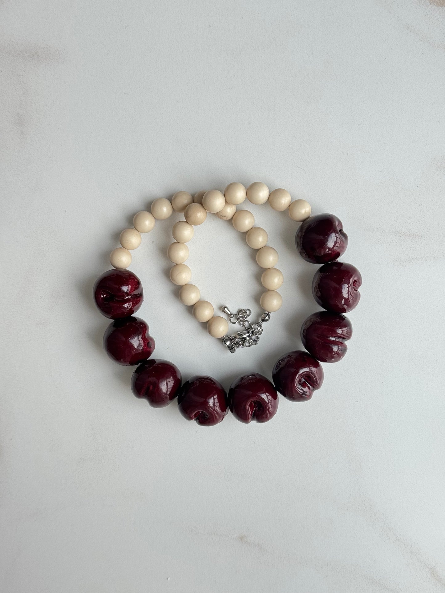 Necklace CHERESHNI with Jasper
