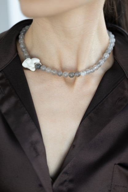 Smoky Quartz Necklace Baranets