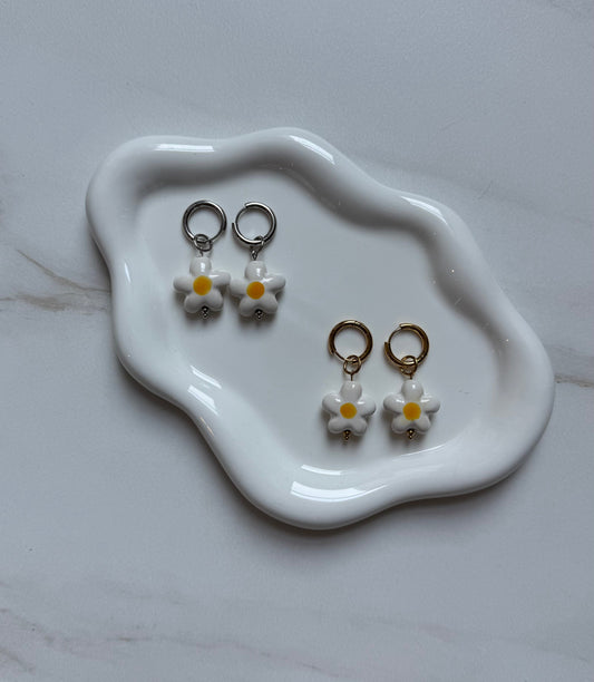 Earrings Romashka