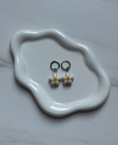Earrings Romashka