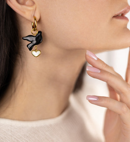 Earrings Guli Black