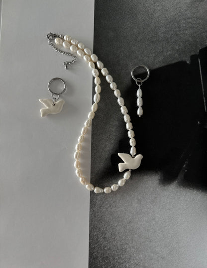 Earrings Guli with Pearls