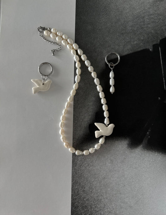 Earrings Guli with Pearls