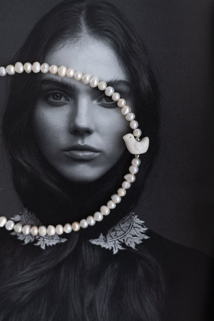 Natural River Pearls Necklace Pivnyk