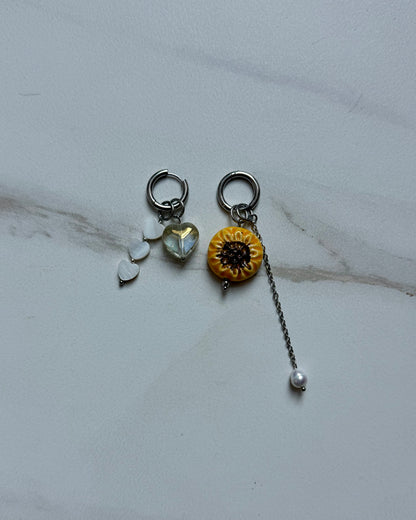 Earrings-Transformers Sunflower