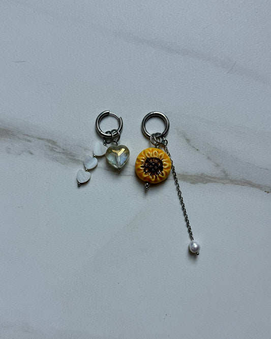 Earrings-Transformers Sunflower