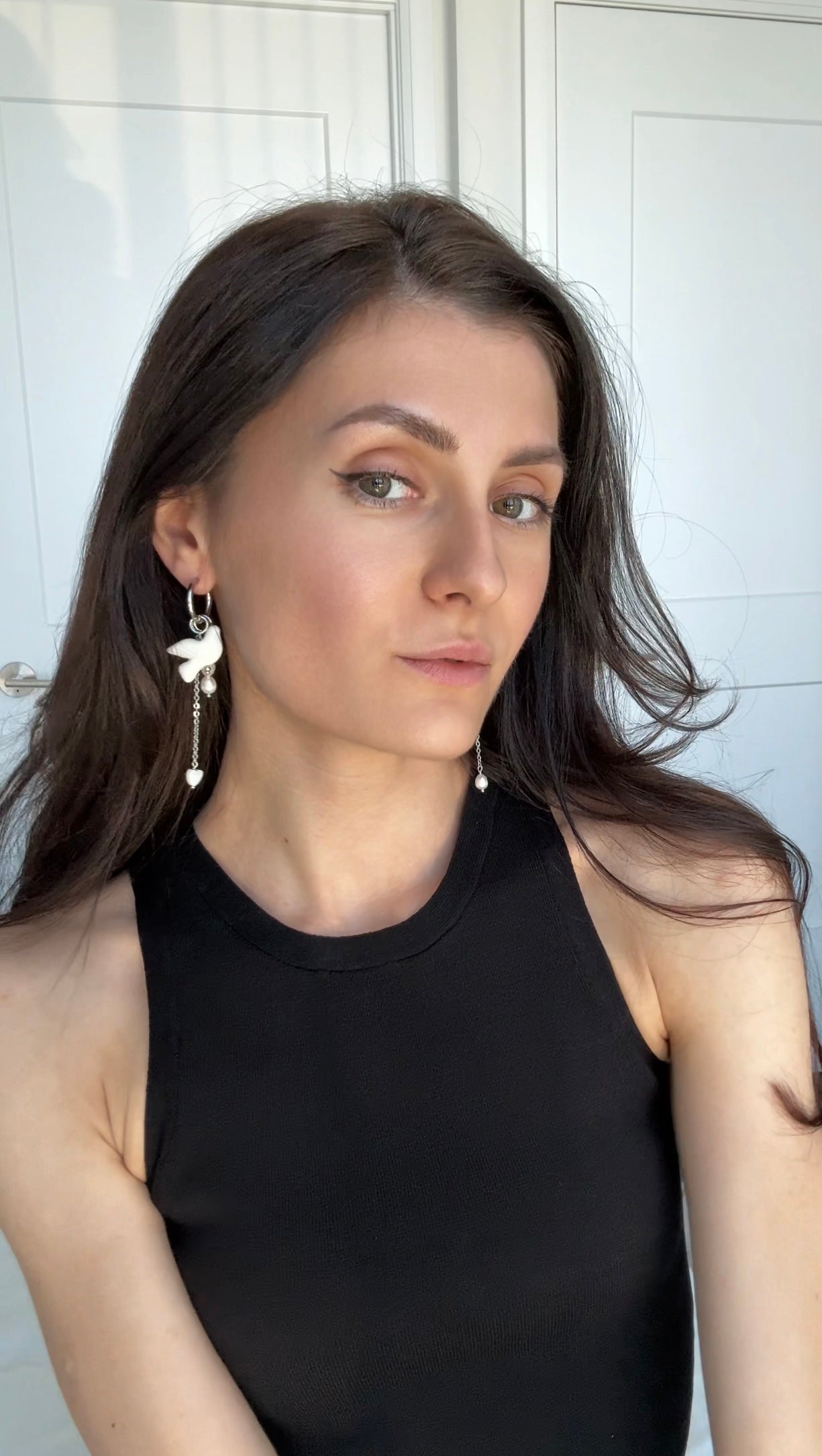 Earrings-Transformers Guli Silver