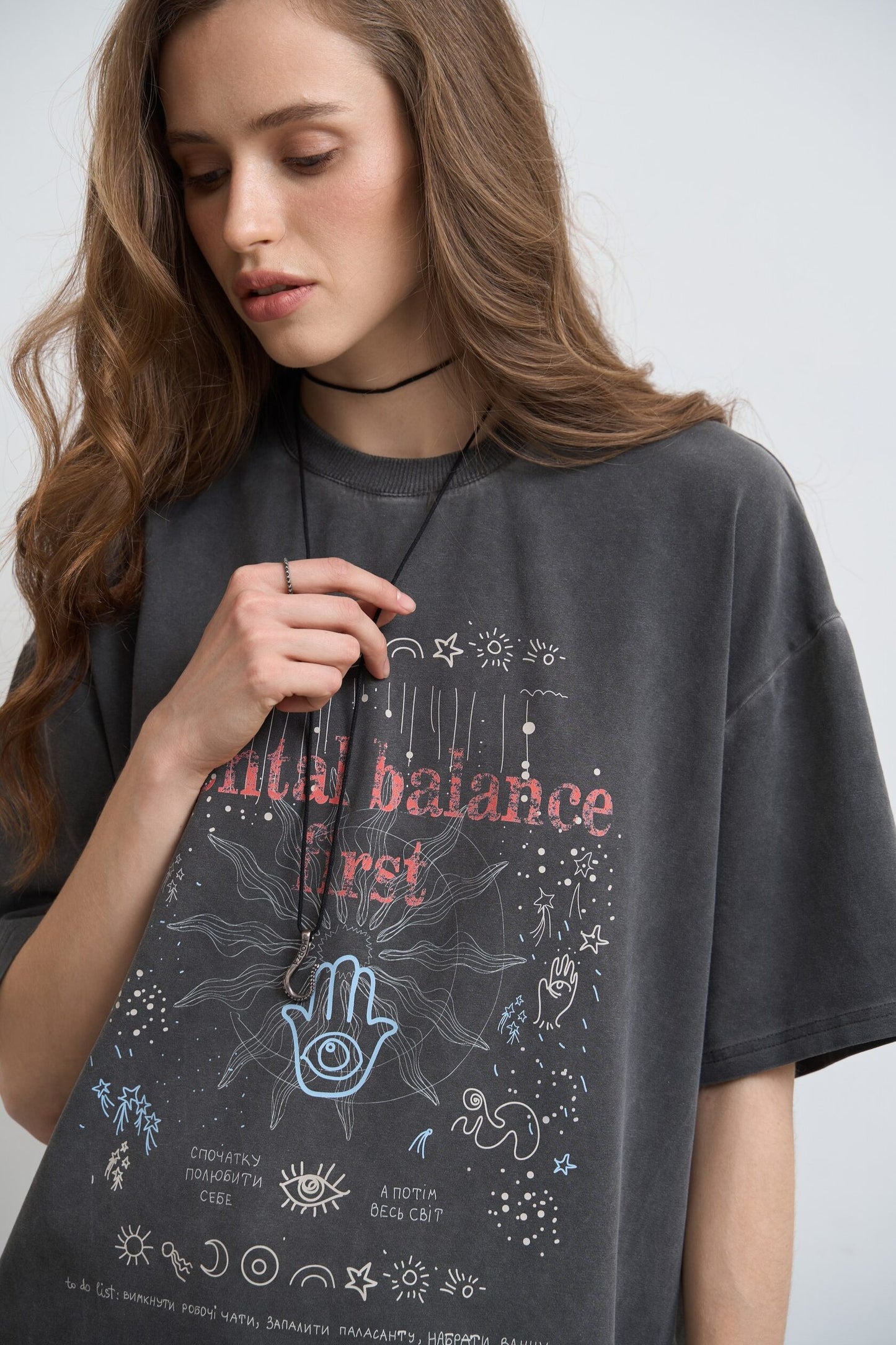 Washed Cotton Oversized T-shirt BALANCE